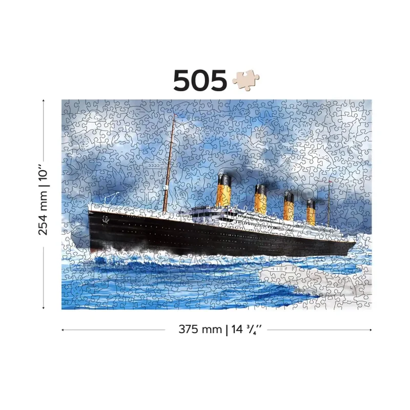Wooden Puzzle 500 Titanic 7