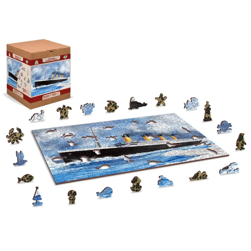 Wooden Puzzle 500 Titanic 2