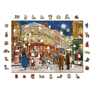 Wooden Puzzle 1000 Christmas Evening 8