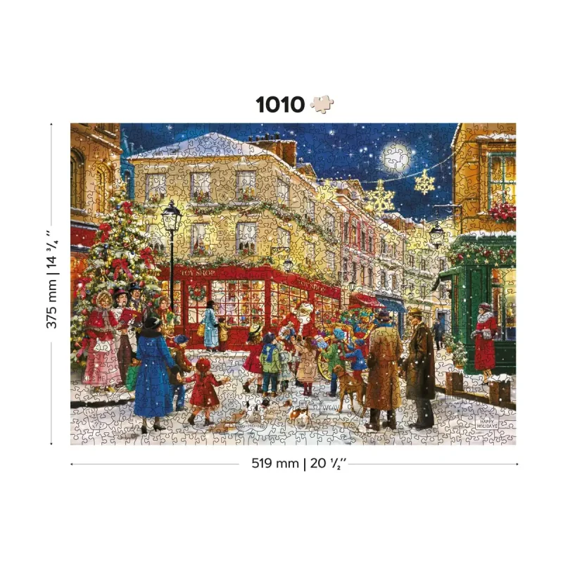 Wooden Puzzle 1000 Christmas Evening 7
