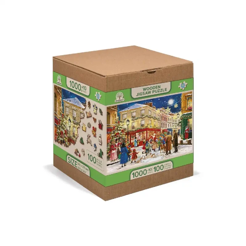 Wooden Puzzle 1000 Christmas Evening 4