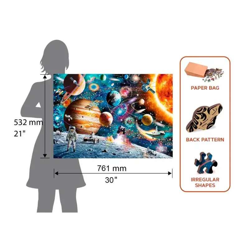 Wooden Puzzle 2000 Space Odyssey 15