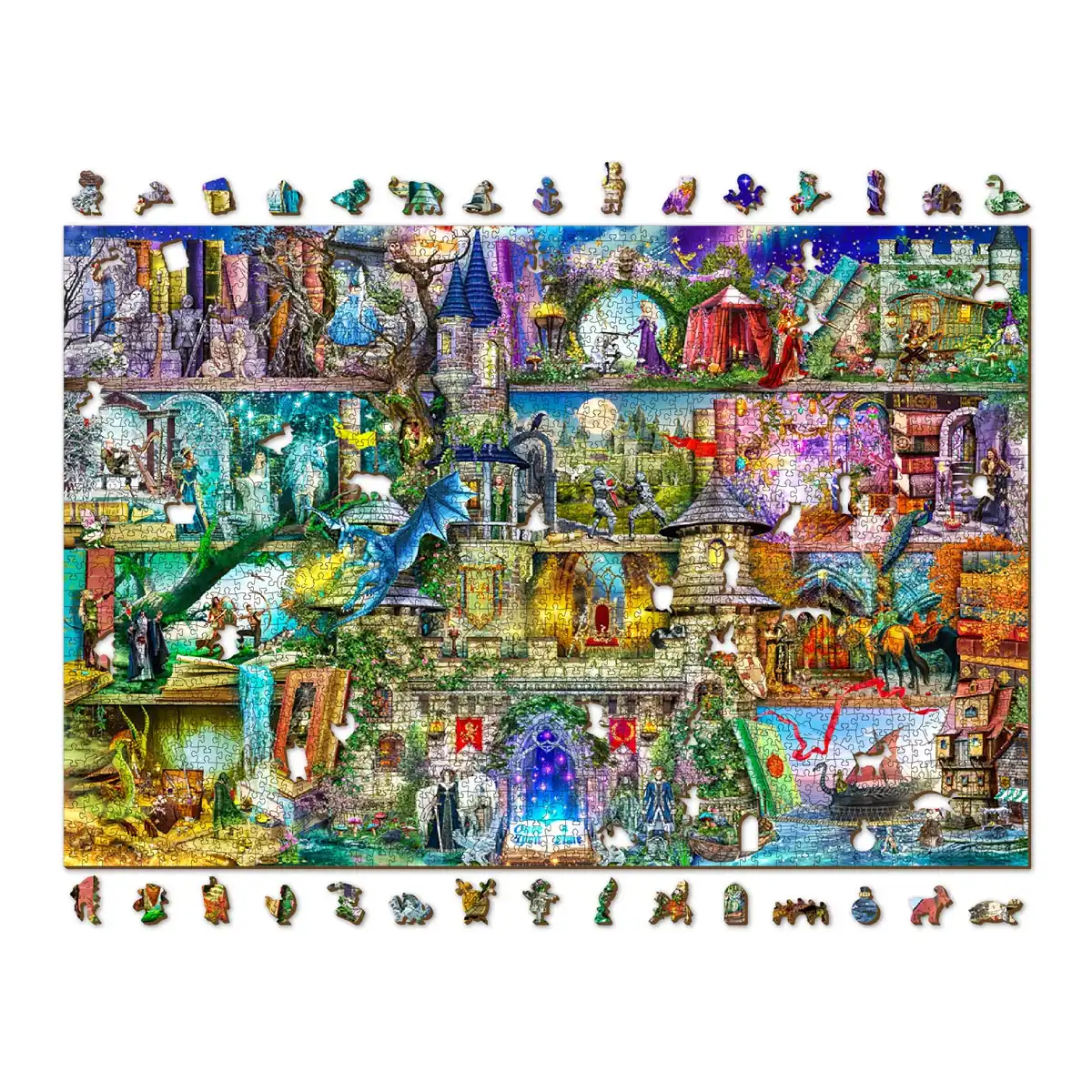 Wooden Puzzle 2000 Once Upon A Fairytale 