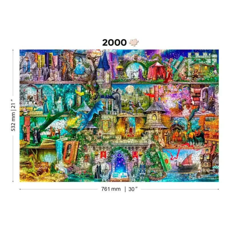 Wooden Puzzle 2000 Once Upon A Fairytale 11