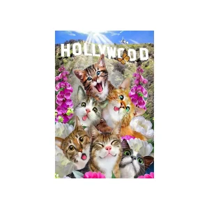 Wooden Puzzle 200 Kittens In Hollywood 1