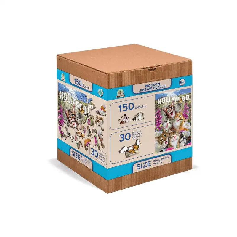 Wooden Puzzle 200 Kittens In Hollywood 3