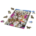 Wooden Puzzle 200 Kittens In Hollywood 7
