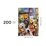 Wooden Puzzle 200 Puppies In Paris 6