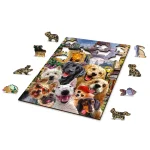 Wooden Puzzle 200 Puppies In Paris 7