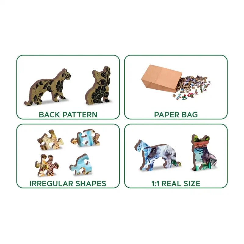 Wooden Puzzle 1000 The Amazing Animal Kingdom 5