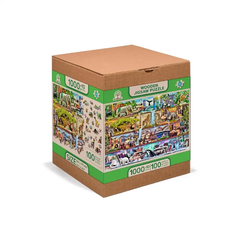 Wooden Puzzle 1000 The Amazing Animal Kingdom 4