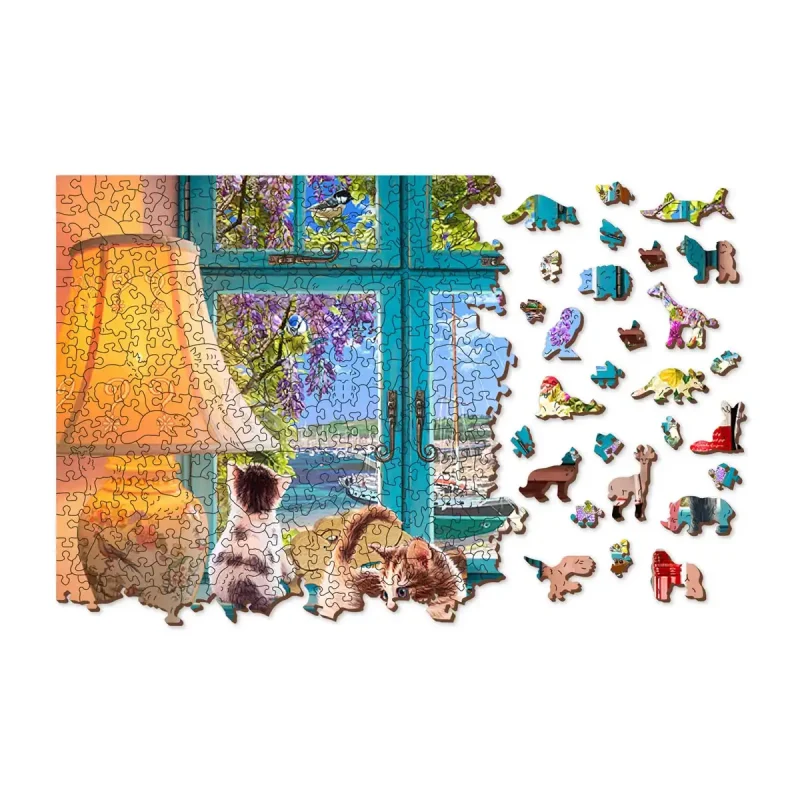 Wooden Puzzle 1000 Puzzler'S Desk 1