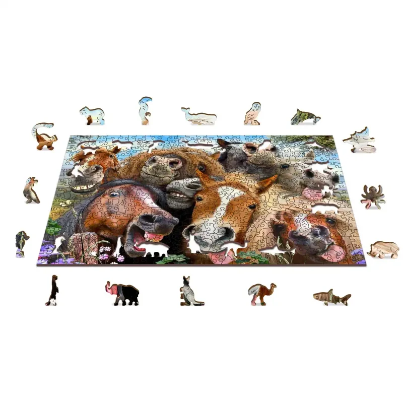 Wooden Puzzle 500 Horsing Around 1 - 7