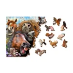Wooden Puzzle 500 Horsing Around 1 - 9