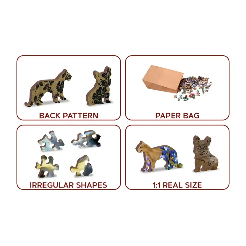 Wooden Puzzle 500 Into The Woods 5