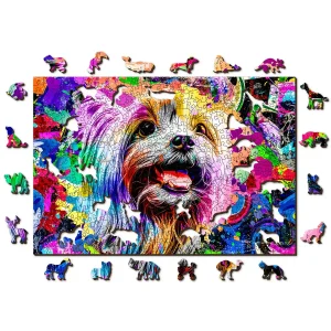 Wooden Puzzle 500 Pop Art Yorkshire Terrier 2