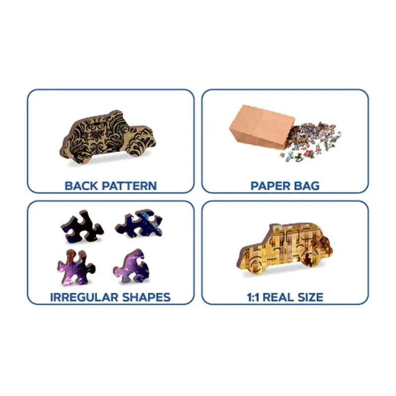 Wooden Puzzle 500 London By Night 5