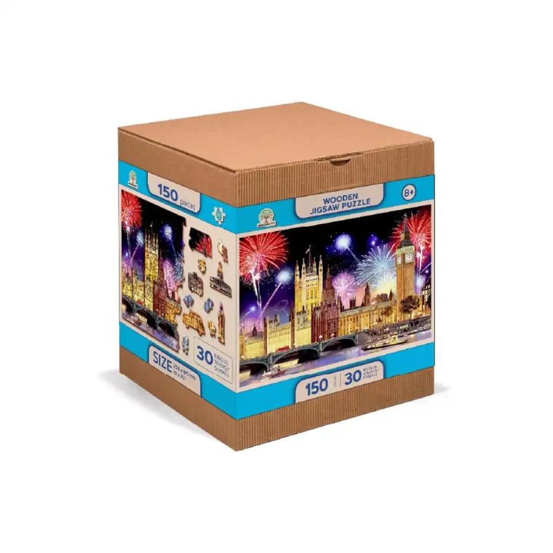 Wooden Puzzle 500 London By Night 4