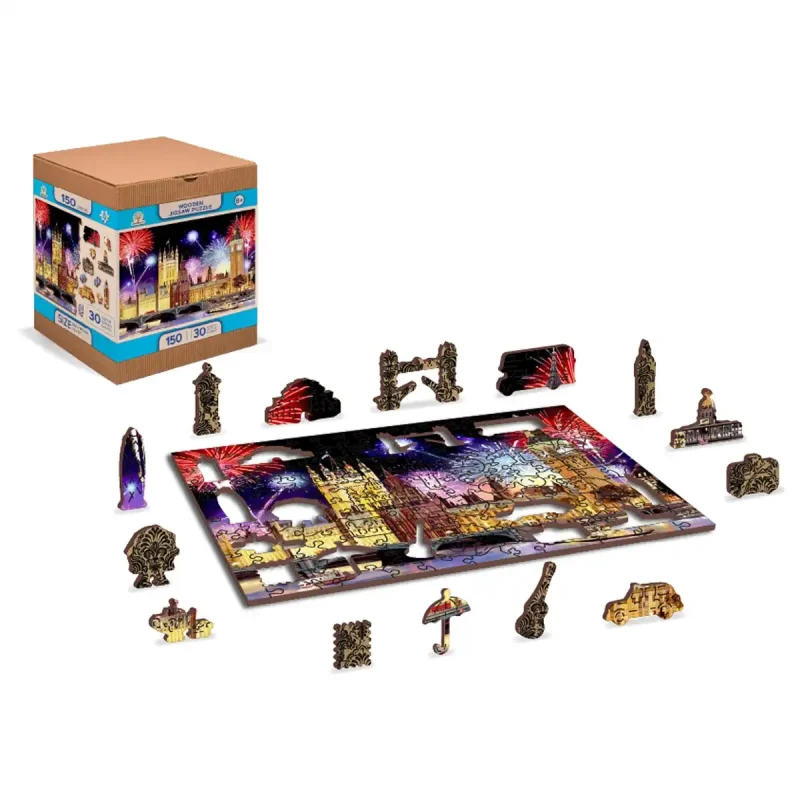 Wooden Puzzle 500 London By Night 2