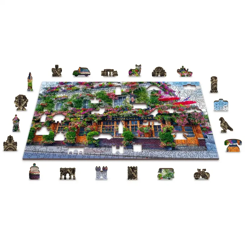 Wooden Puzzle 500 London Pub 3