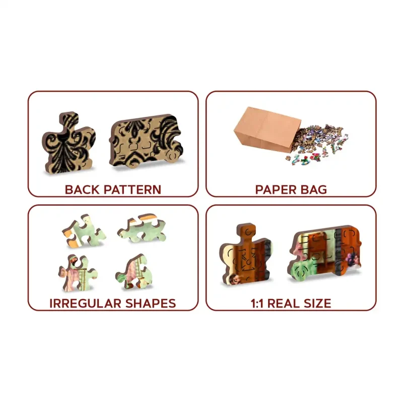 Wooden Puzzle 1000 Victorian Mansion 3