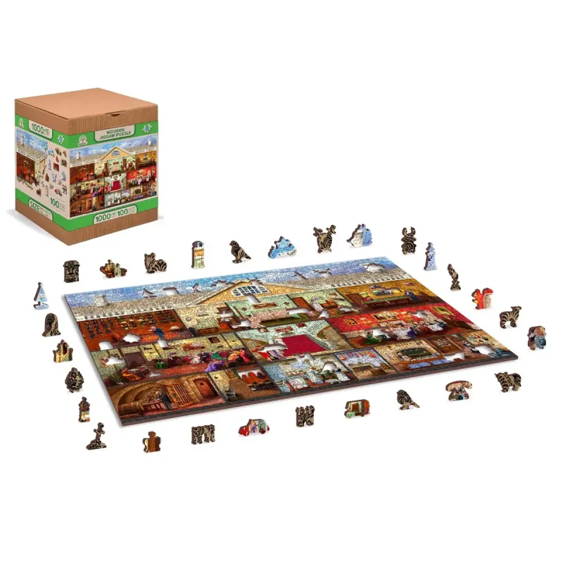 Wooden Puzzle 1000 Victorian Mansion 2