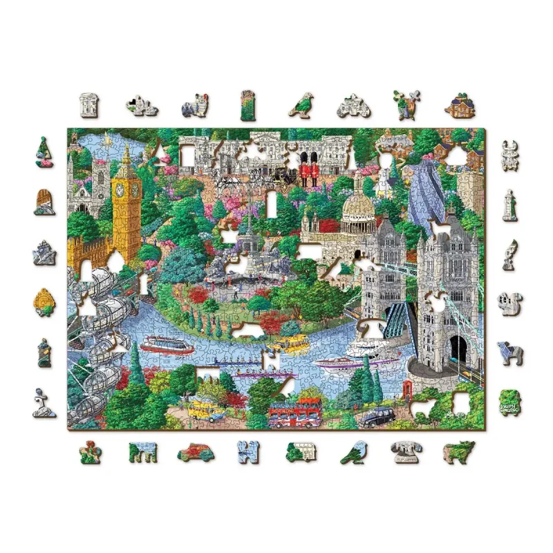 Wooden Puzzle 1000 London Sights 8