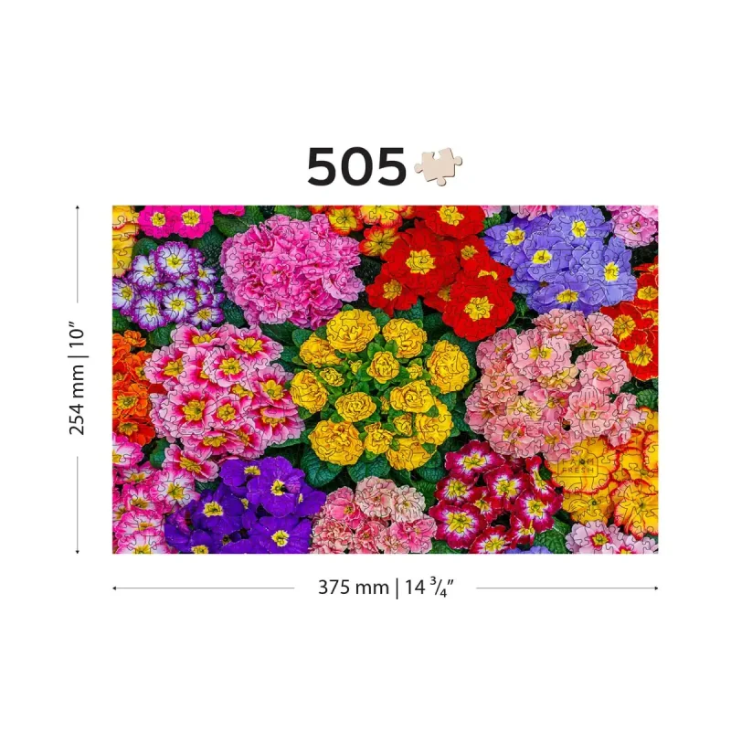 Wooden Puzzle 500 Blooming Flowers 6