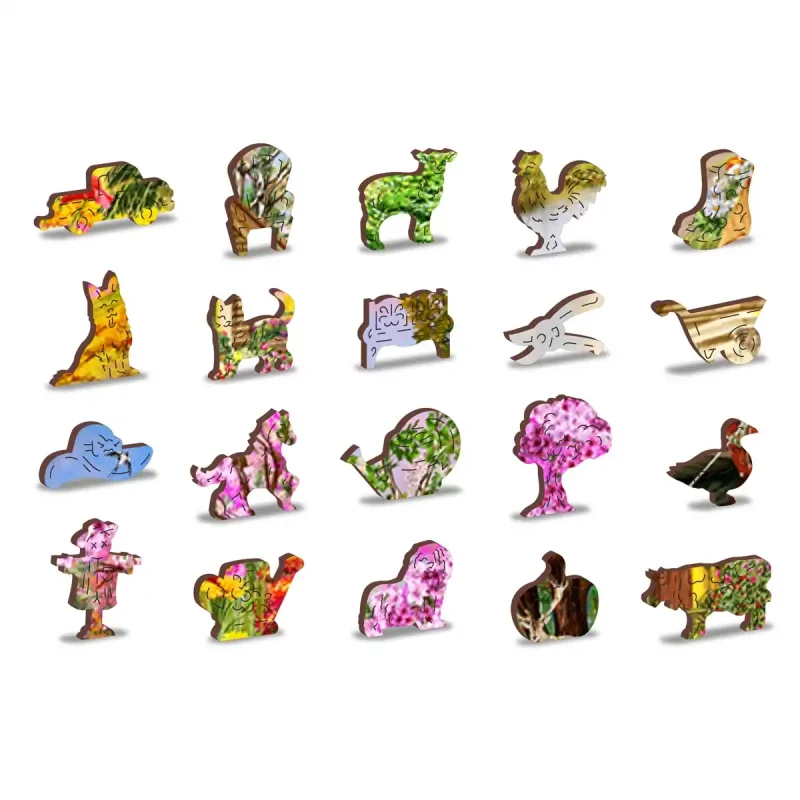 Wooden Puzzle 1000 Springtime Cottage 6