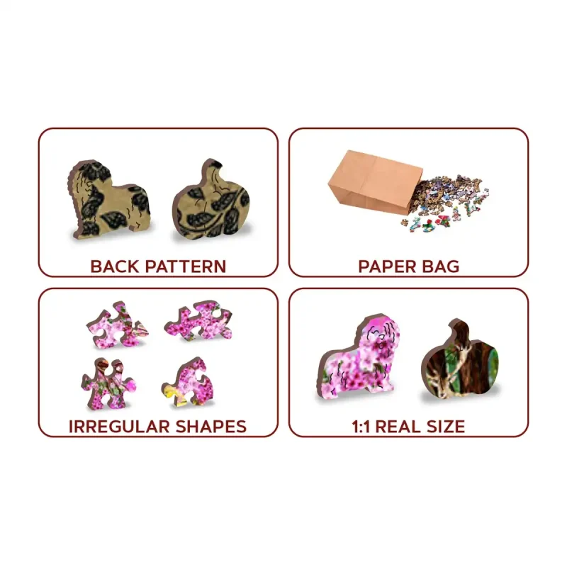 Wooden Puzzle 1000 Springtime Cottage 5