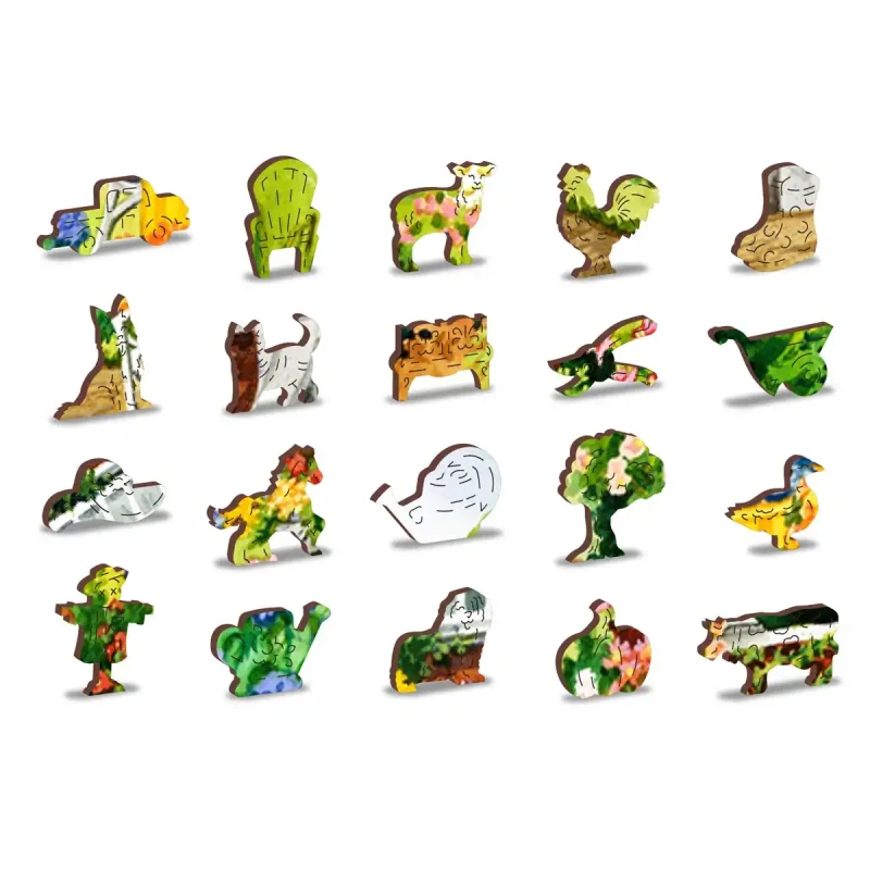 Wooden Puzzle 1000 Garden Five O'Clock 6