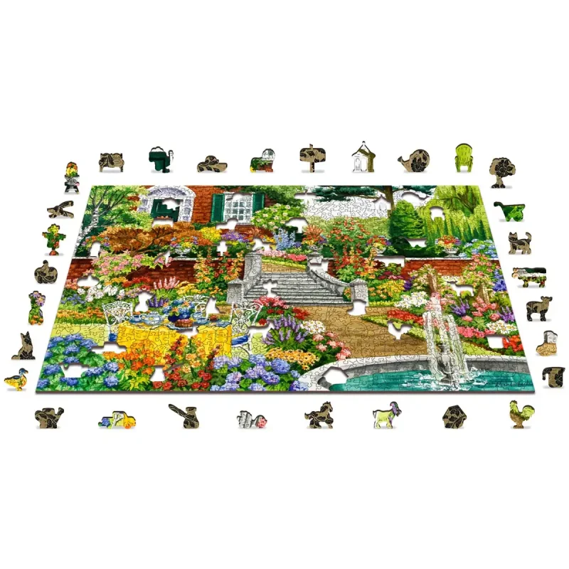 Wooden Puzzle 1000 Garden Five O'Clock 3