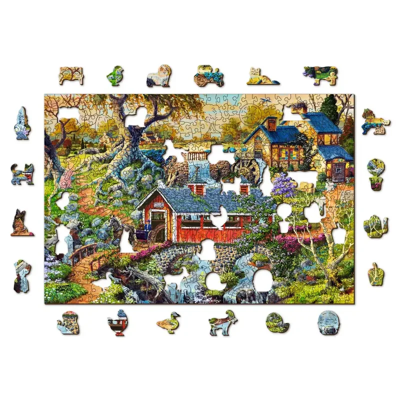 Wooden Puzzle 500 Countryside Bridges 1 - 2