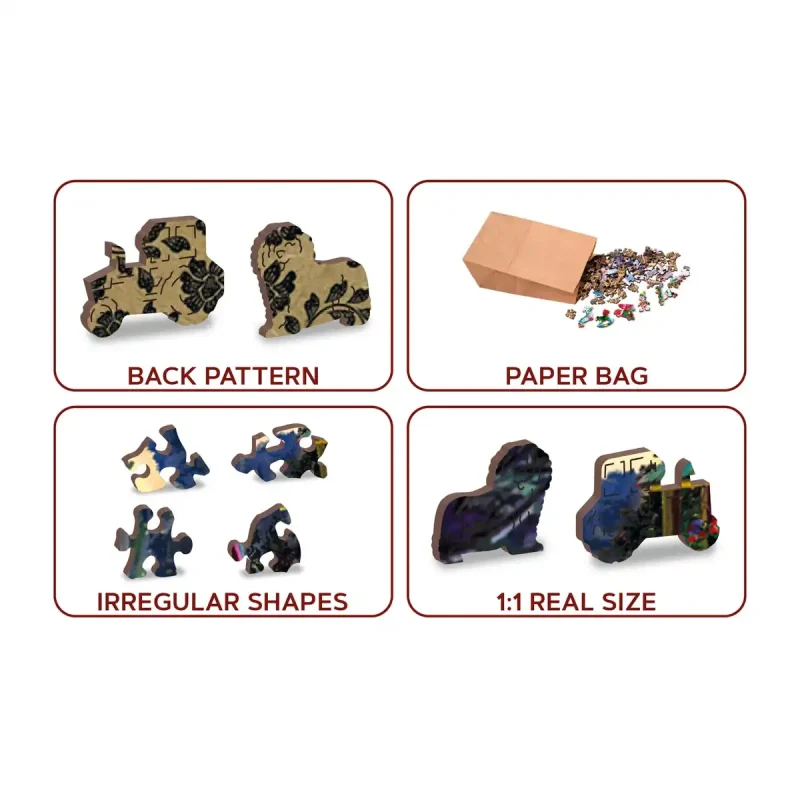 Wooden Puzzle 500 Evening At The Lakehouse 5