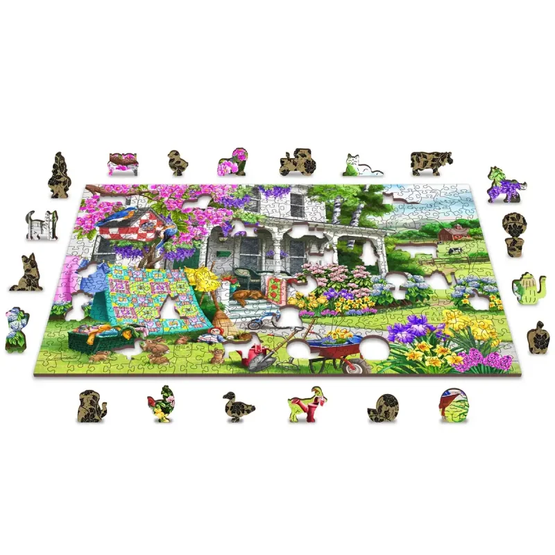 Wooden Puzzle 500 Countryside Garden 1 - 7