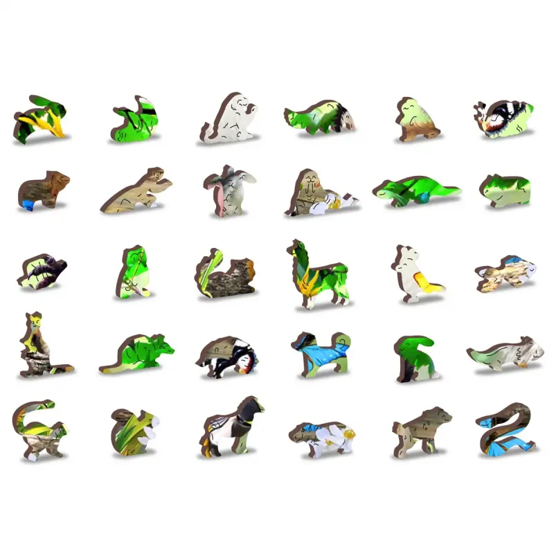 Wooden Puzzle 1000 Bear Paradise 6