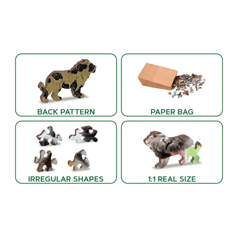 Wooden Puzzle 1000 Bear Paradise 5