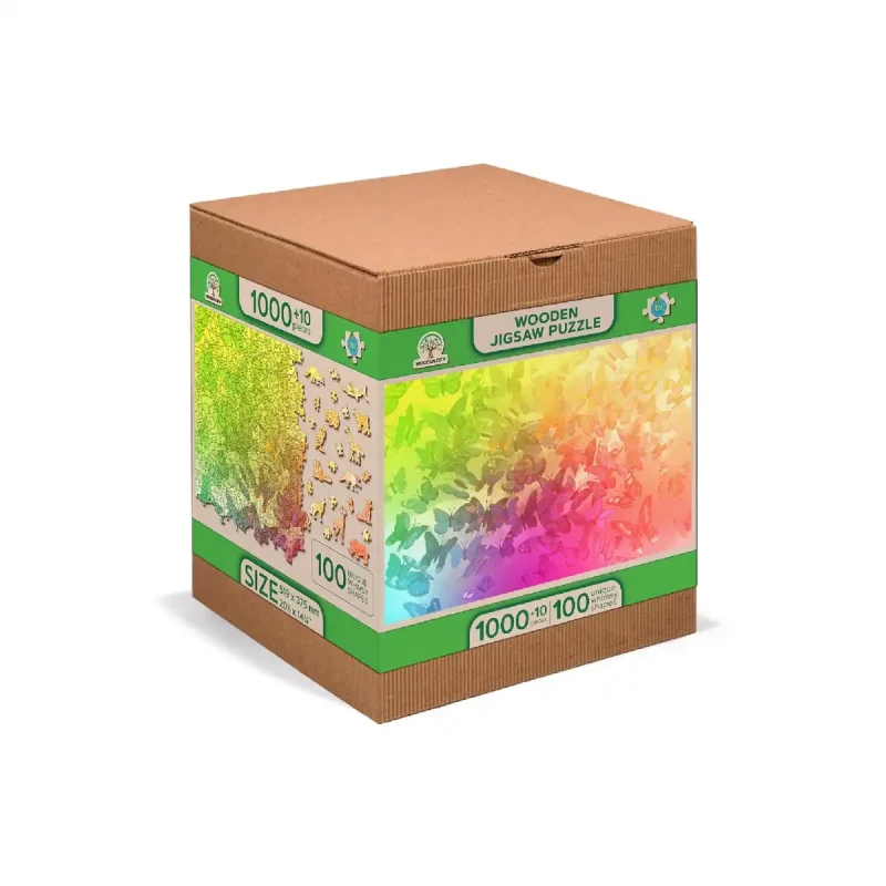 Wooden Puzzle 1000 Butterfly Dreams 4