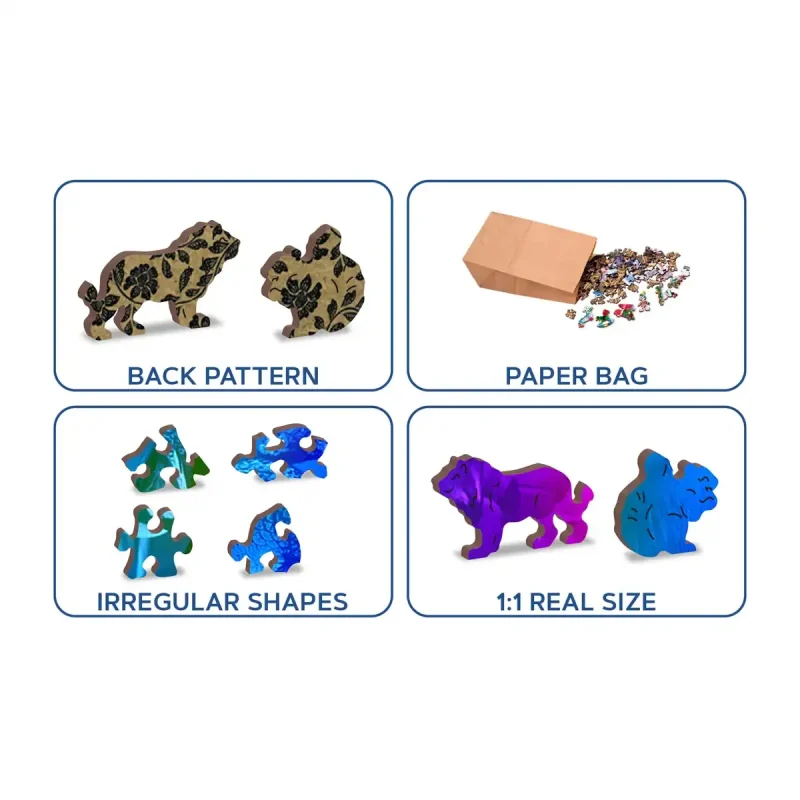 Wooden Puzzle 200 Birds Paradise 4