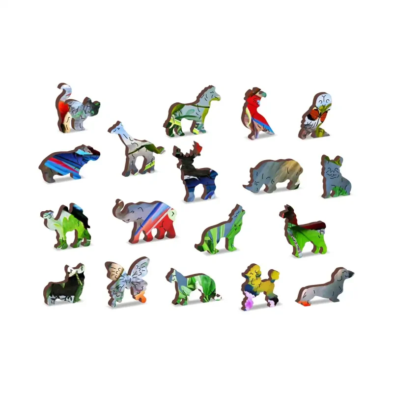 Wooden Puzzle 500 Parrot Island 6