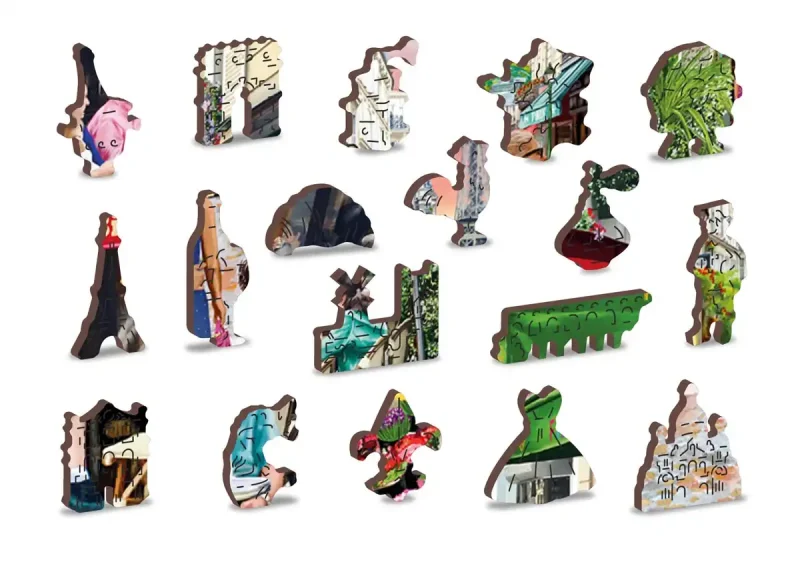 Wooden Puzzle 500 Paris Bistro 1 - 4