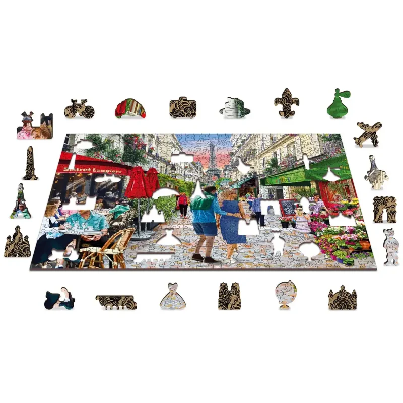 Wooden Puzzle 500 Paris Bistro 1 - 7