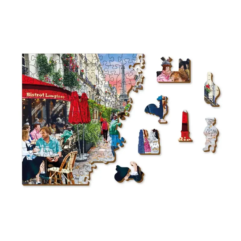 Wooden Puzzle 500 Paris Bistro 1 - 9