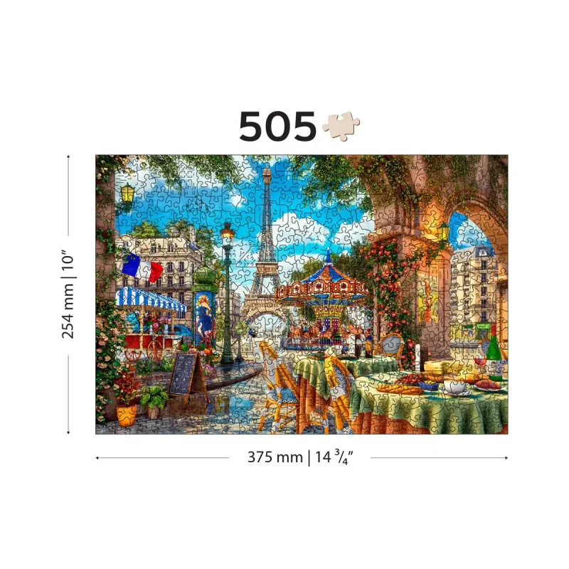 Wooden Puzzle 500 Paris Day Out 6