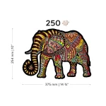 Wooden Puzzle 250 Magic Elephant 7