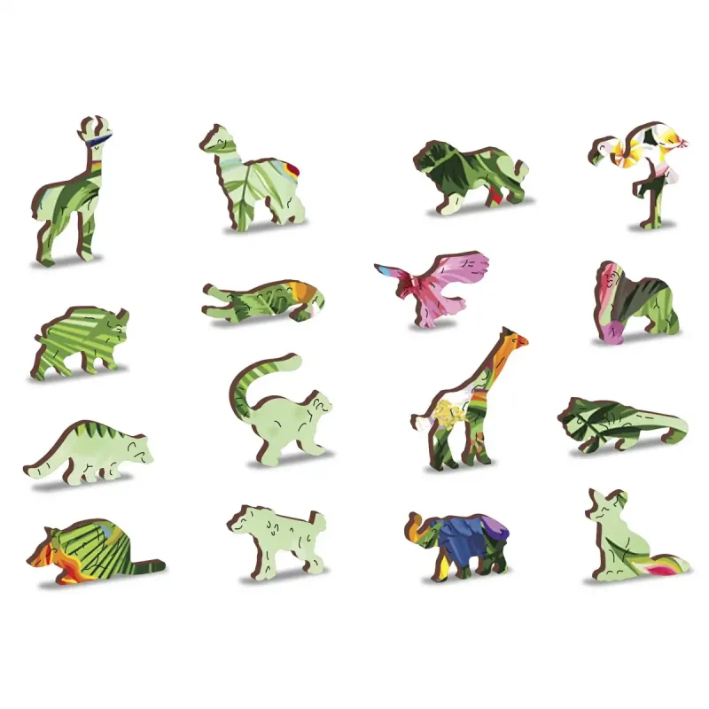 Wooden Puzzle 300 Tropical Birds 6