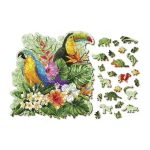 Wooden Puzzle 300 Tropical Birds 2