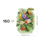 Wooden Puzzle 160 Tropical Birds 7