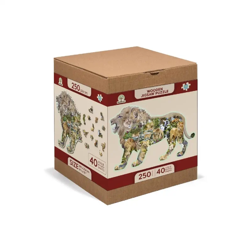 Wooden Puzzle 250 Lion Roar 4