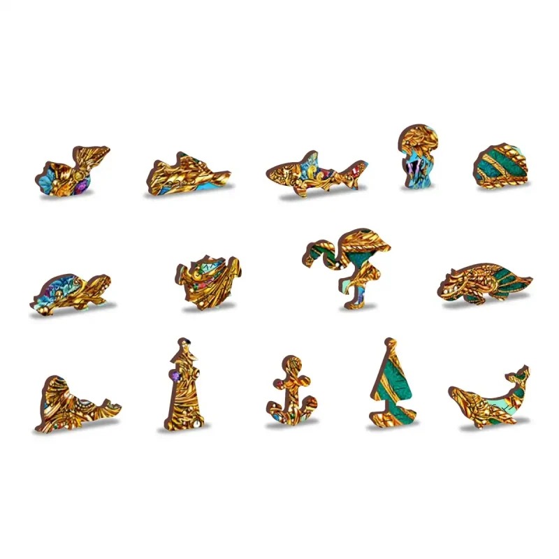 Wooden Puzzle 250 Jewels Of The Sea 6